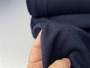 Undertøjsuld - drop needle i marineblå